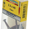 Rotadrill 1039856 - universeelschroef vk pzd rvs-a2 3.5x40mm (9) | 6 stuks