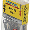 Rotadrill 1039869 - universeelschroef lkpzd rvs-a2 3.0x25mm (34) | 6 stuks