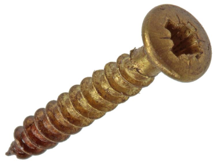 Rotadrill 1039879 - vite universale ottone lk pzd 3.0x20mm (37) | 6 pezzi