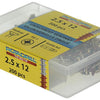 Rotadrill 1039959 - universeelschroef vkpzd gl vz 2.5x12 (200) | 4 stuks