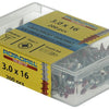 Rotadrill 1039960 - vite universale vkpzd vz 3.0x16mm (200) | 4 pezzi