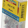 Rotadrill 1039774 - tornillo universal vk pzd vz 4.0x16mm (38) | 6 piezas