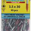 Rotadrill 1039796 - vite universale vk pzd vz 3,5x30mm (95) | 6 pezzi