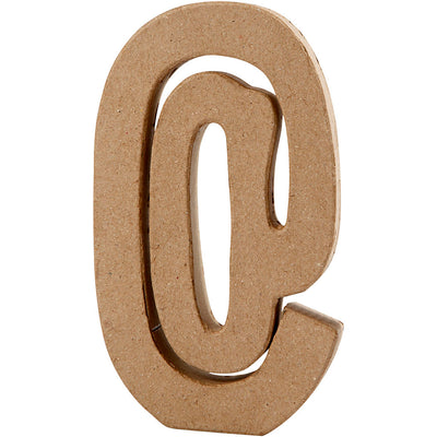 Letrero de empresa Creativ, @, al: 19,9 cm, ancho: 11,5 cm, grosor 2,6 cm, 1 pieza