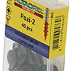 Rotadrill 1039838 - tapa pzd 2 marrón (40) | 6 piezas