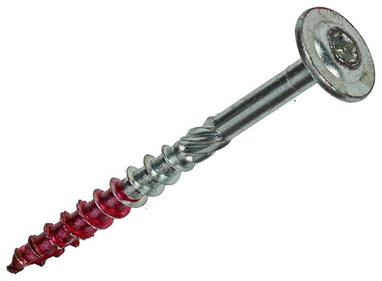Rotadrill 1039921 - houtbouwschroef tellerkop vz tx 8.0x100mm(4) | 6 stuks