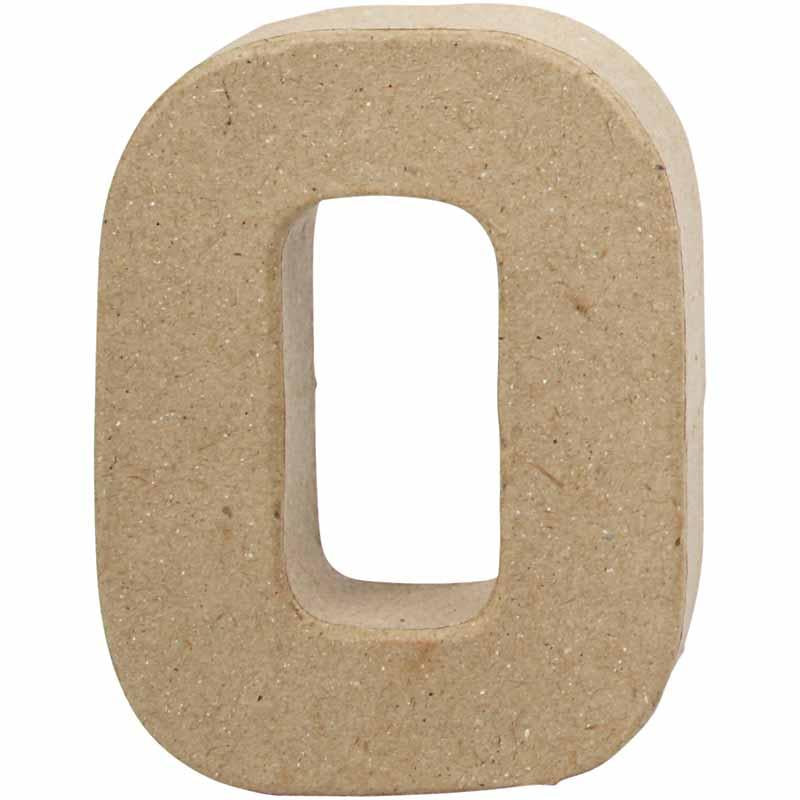 Letter Papers -Maché - O, 10 cm