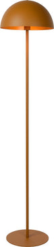 Lucide siemon - lámpara de pie - ø 35 cm - 1xe27 - amarillo ocre