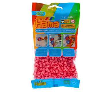 Perle di ferro Hama 1000 pezzi rosa
