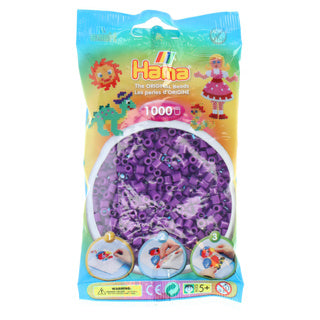 Hama String Beads Purple (07), 1000.