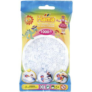 Cuentas de hierro hama planchas 1000 piezas transparentes