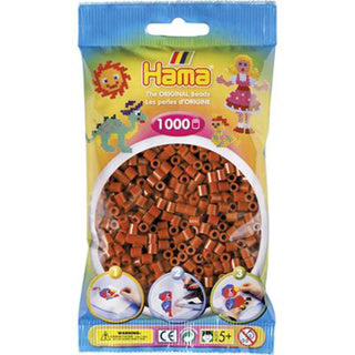 Hama Iron Beads Brown 1000 piezas