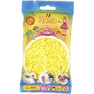 Perle di ferro Hama 1000 pezzi Pastello giallo