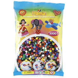 Hama String Bead Mix, 3000th.