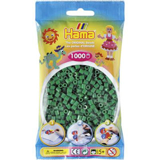 Hama Iron Beads Green 1000 pezzi
