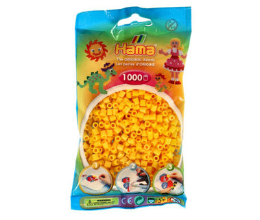 Hama Iron Beads Yellow 1000 piezas