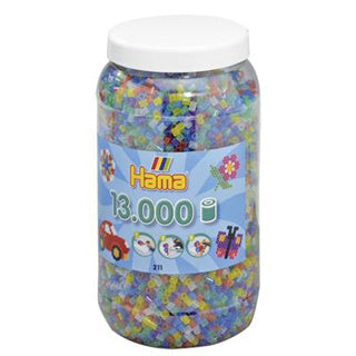 Perle di ferro Hama in Pot Glittermix (054), 13.000 °.