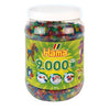 Hama strijkkralen glitter in pot 9000 stuks