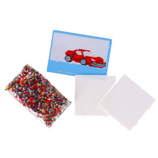 Hama String Bead Set Racing, 4000st.