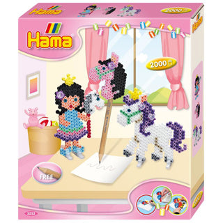 Hama Iron Beads Complete Set Pony Play 2000 pezzi