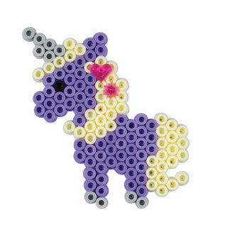 Hama ironing bead set jewelry make purple, 2400st.