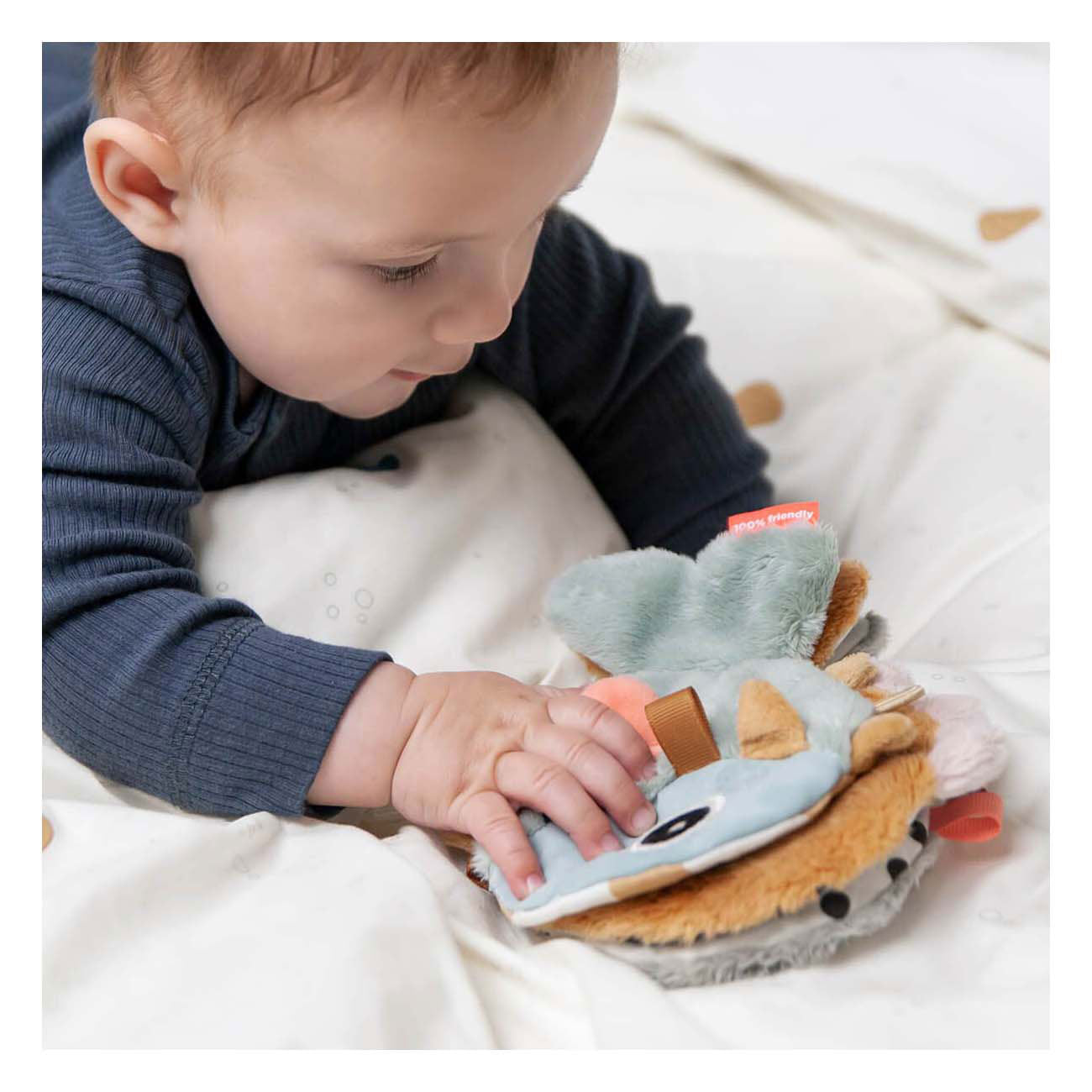 Fatto da Deer Sensory Baby Book Sea Friends