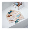 Fatto da Deer Wooden Nick Puzzle Herten Friends, 7st.