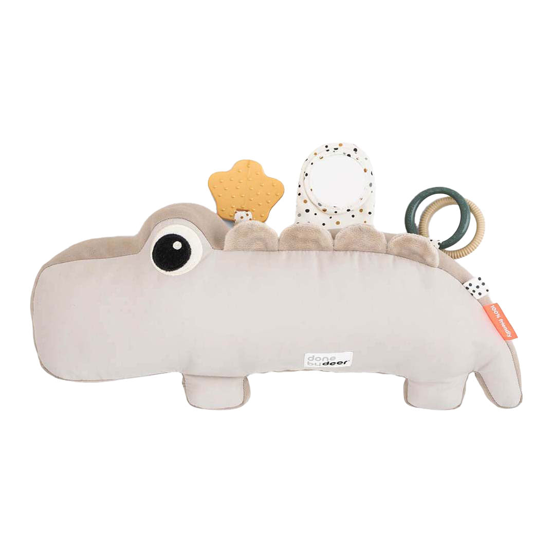 Fatto da Deer Tummy Time Play Croco Beige