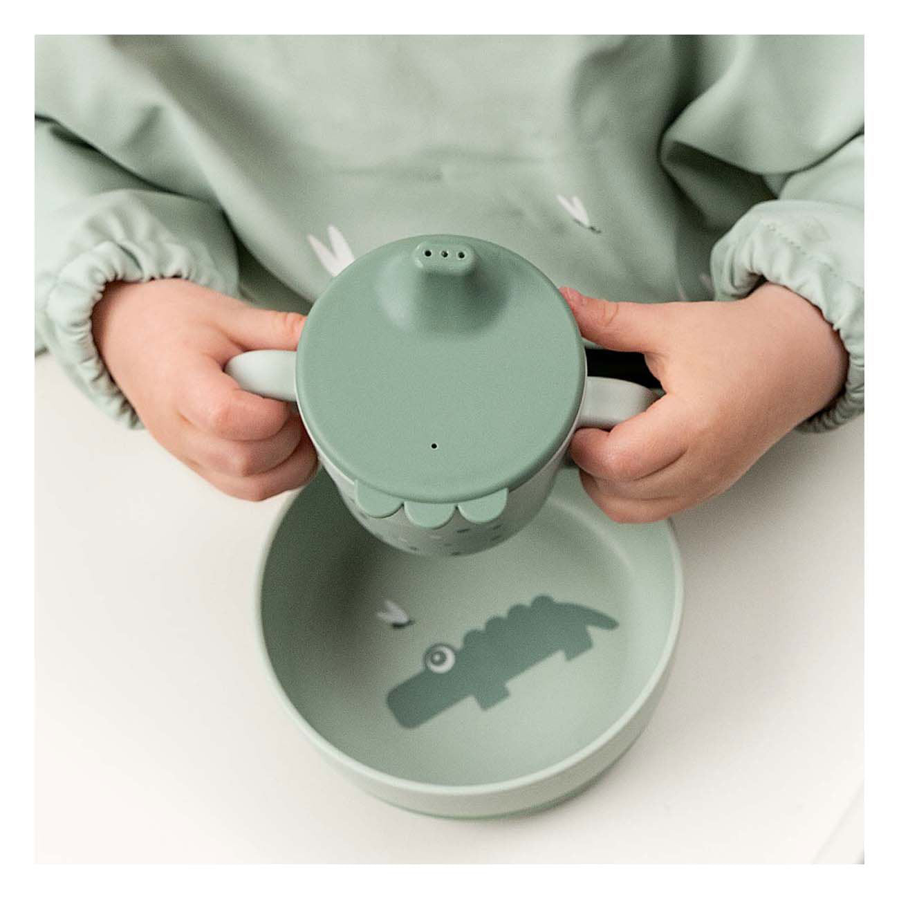 Fatto da Deer Tuitbeker Earge Dots Green, 215ml