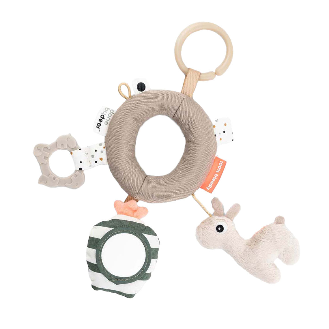 Fatto dall'anello di attività di cervo lalee beige