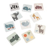 Fatto da Deer Baby Contrast Card Deer Friends, 10st.