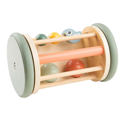 Fatto da Deer Wooden Rolling Spiegel Birdeee