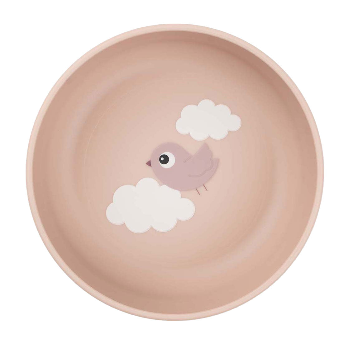 Fatto da ciotola del cibo di cervo Happy nuvole rosa
