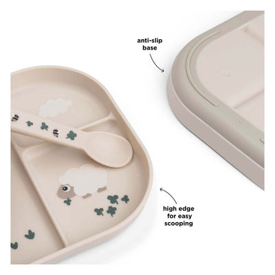 Done by deer vakjesbord kleine boerderij beige