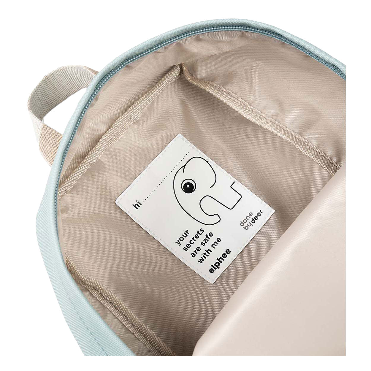 Fatto dallo zaino per bambini di Deer Elphee Blue 4 L