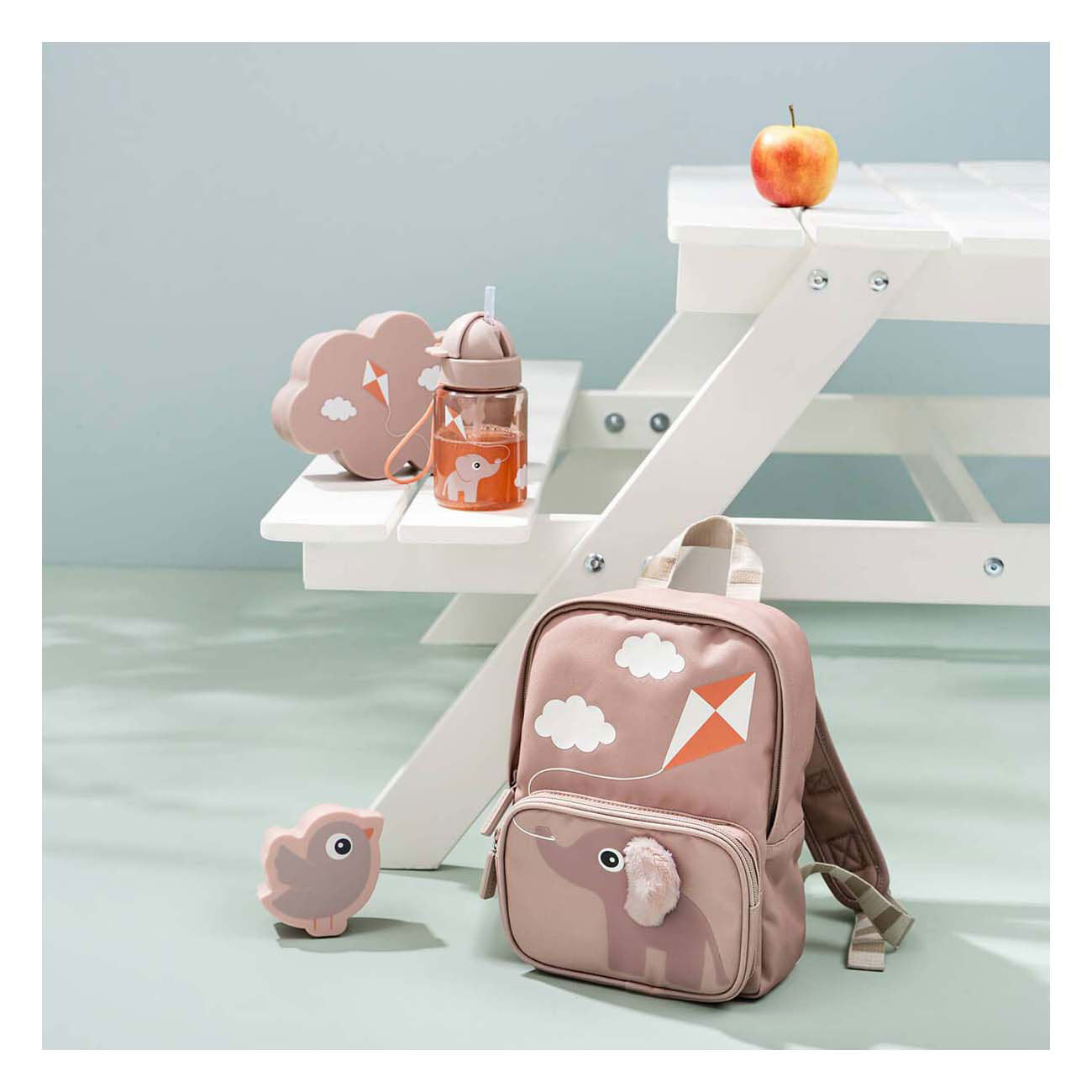 Fatto dallo zaino per bambini di Deer Elphee Pink 4 L