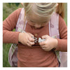 Fatto dallo zaino per bambini di Deer Lalee Beige 5 L