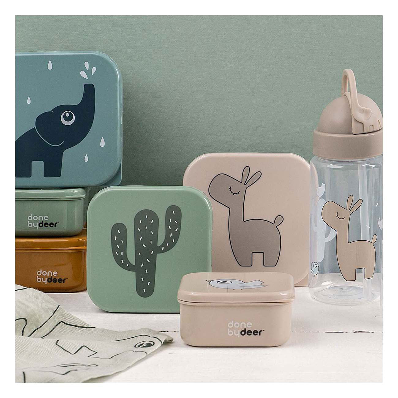 Fatto da Deer Snackbox Lalee Beige Mix, 3st.