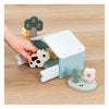 Hecho por ciervos Tiny Farm Wooden Play Set Dotti
