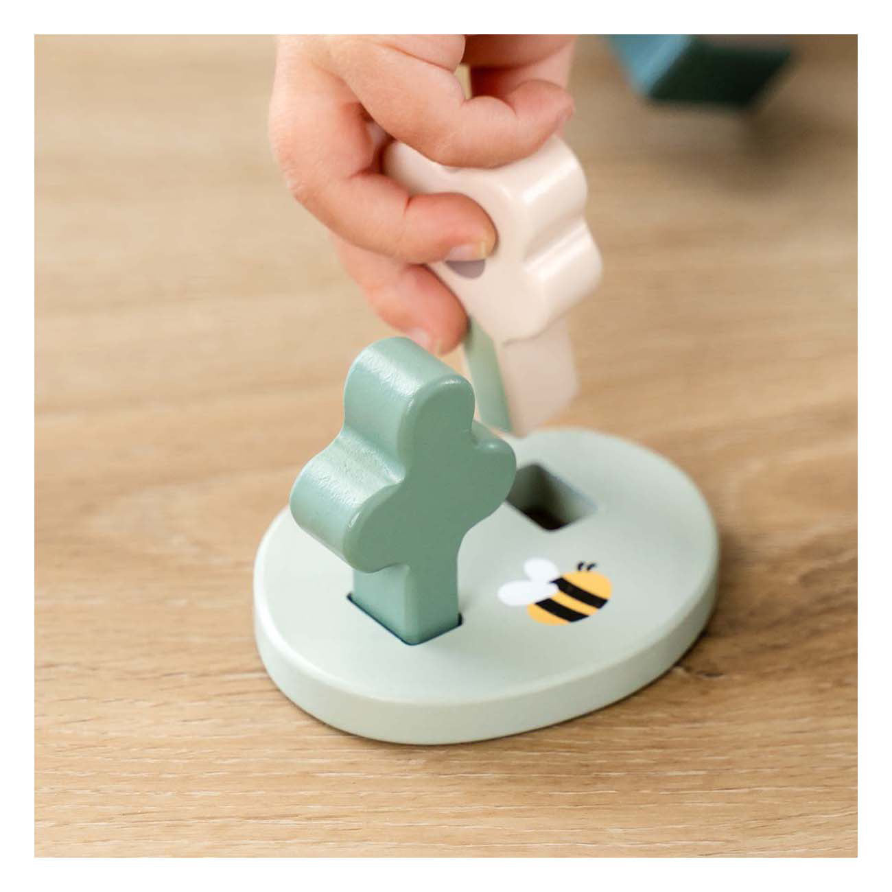 Hecho por ciervos Tiny Farm Wooden Play Set Dotti