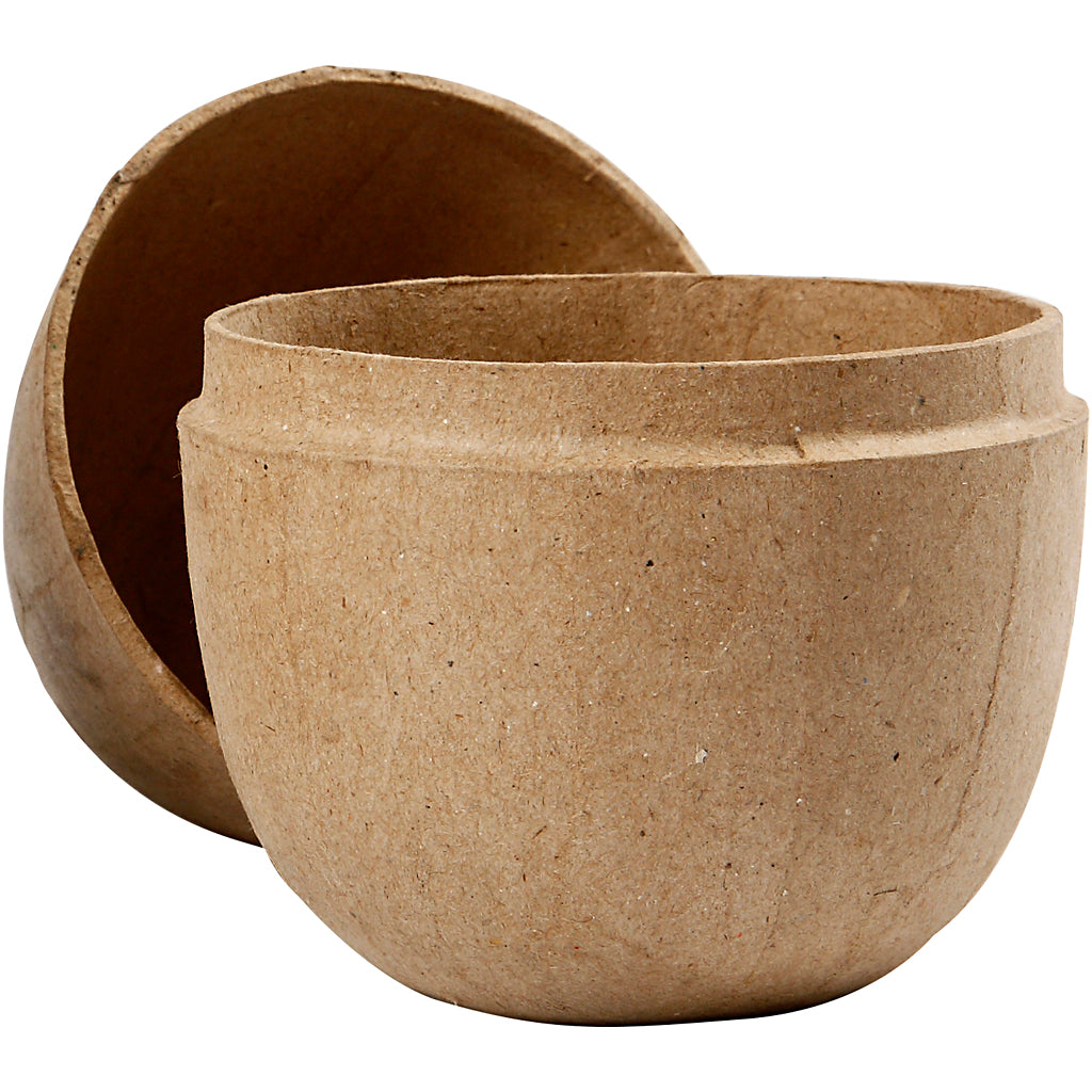 Uovo 2 pezzi Creativ Company, h: 12 cm, d 9 cm, 1 pezzo