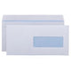 Enveloppen viking 80g m2 229x114mm c6 5 zelfklevende sluiting venster rechts