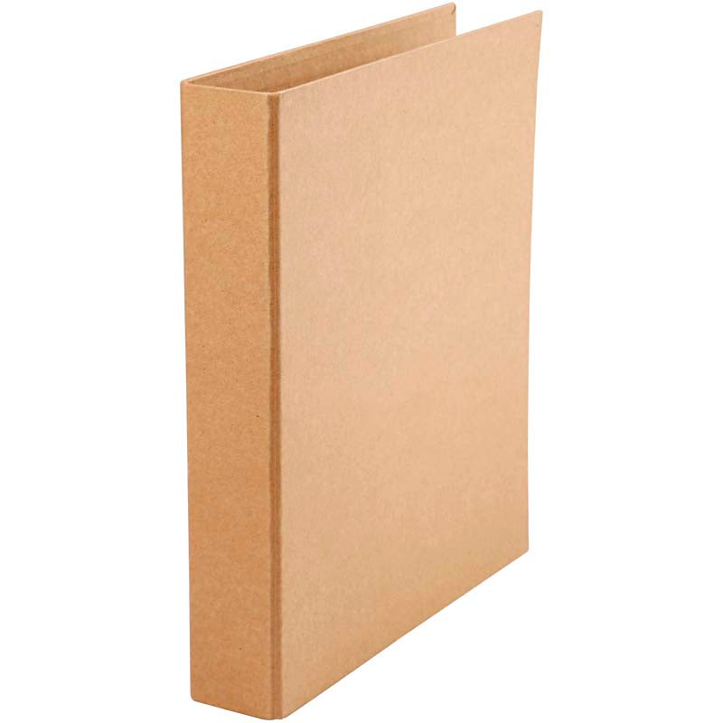 Raccoglitore ad anelli Creativ Company, L: 50 mm, misura 28x31,5 cm, 2 anelli, naturale, 1 pezzo