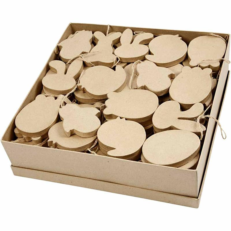 Creativ company Decorazioni pasquali, h: 10 cm, spessore 12 mm, 114 pezzi 1 scatola