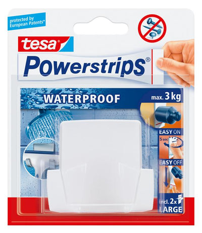 Tesa 1005369 - gancio powerstr wp duo wt | 6 pezzi
