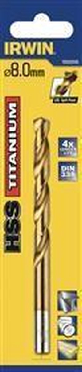 Irwin hss metaalboor 135° titanium 11mm - 10502600