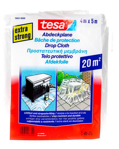 Tesa 1004689 - pellicola di copertura extra elasticizzata.20m2 | 5 pezzi