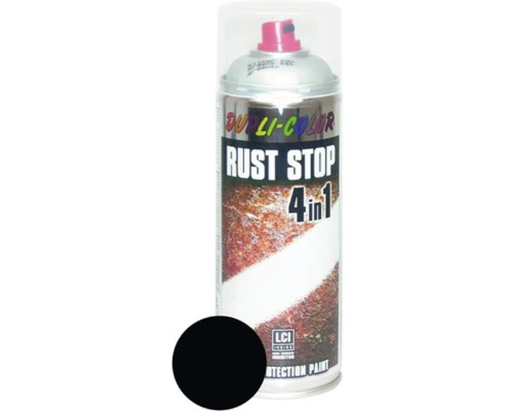 Motip 1008260 - 868320 rust stop ral 9005 diepzwart 400 ml | 1 stuks