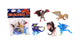 Johntoy John Toy Dragons in sacchetto set da 5 pezzi