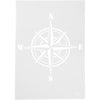 Creativ company flexibel sjabloon, kompas, a4, vel 210x297 mm, 1 stuk